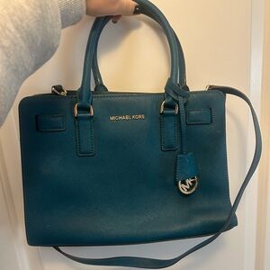 Michael Kors Deep Teal Tote Bag